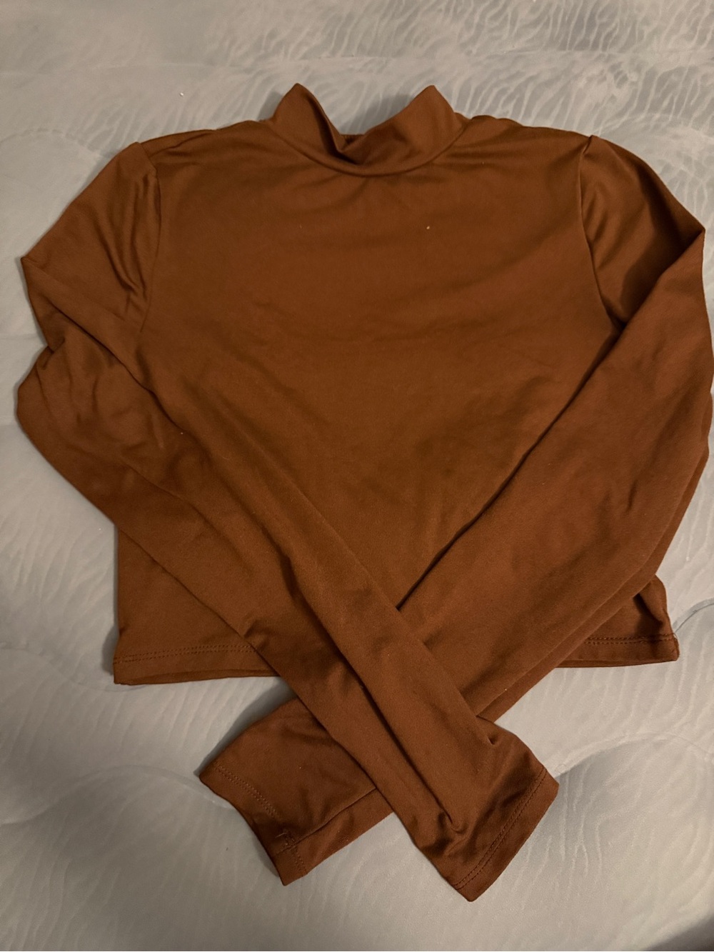 Brown Long Sleeve Top